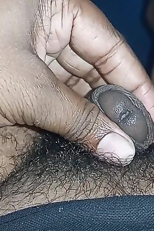 Masturbating